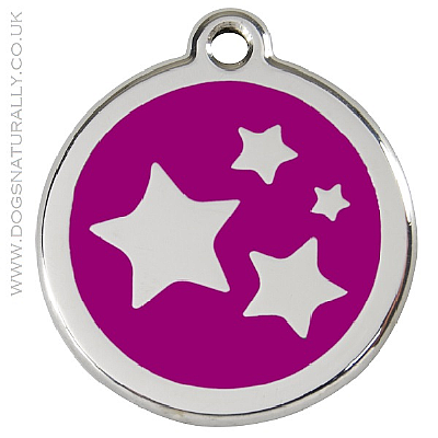Purple Star Dog ID Tags (3x sizes)